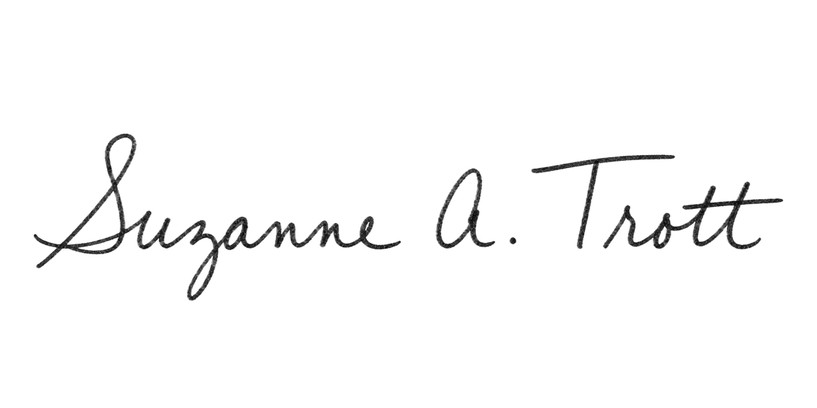 Signature of Dr. Suzanne A. Trott