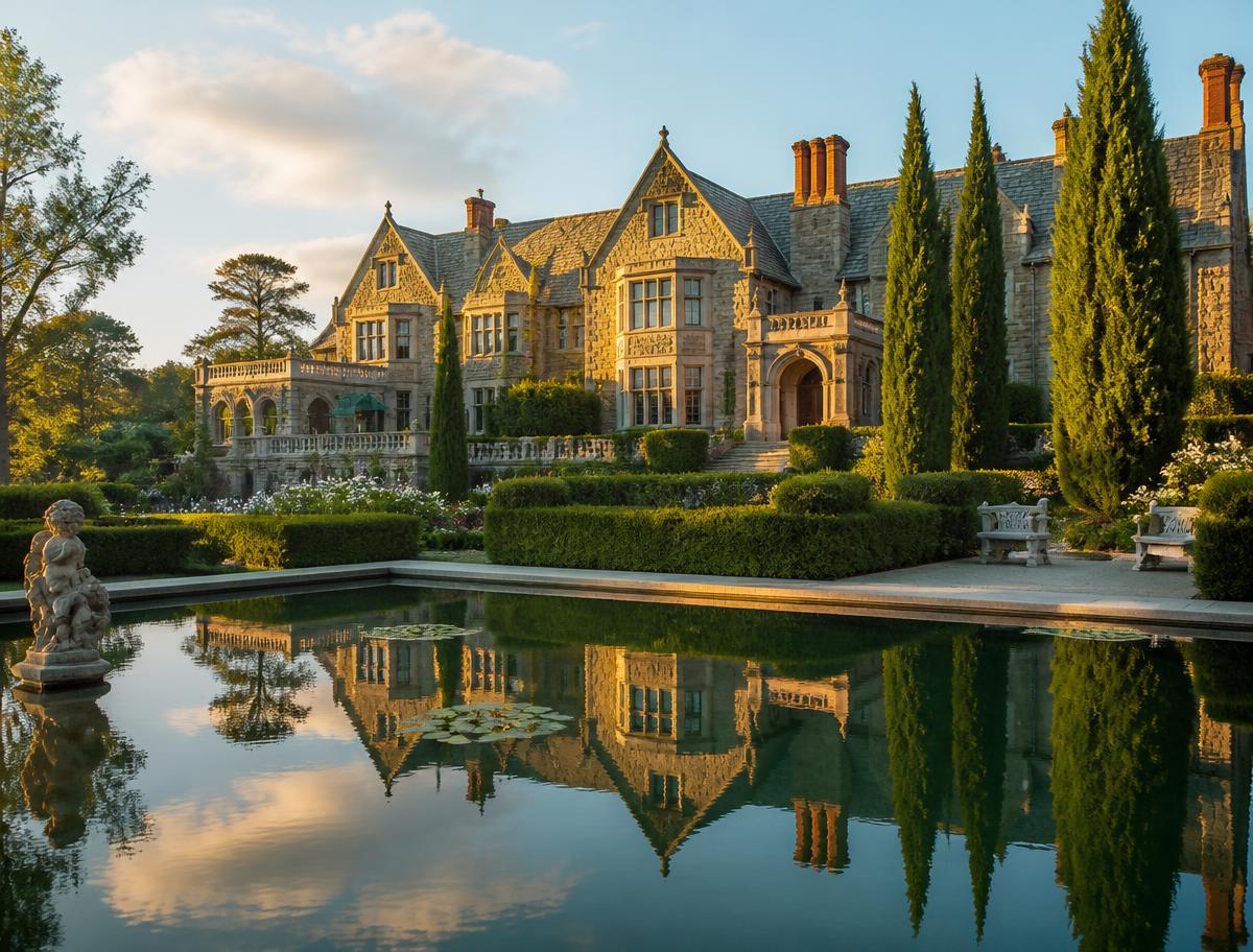 Greystone Mansion & Gardens in Beverly Hills, near Dr. Suzanne Trott's plastic surgery practice