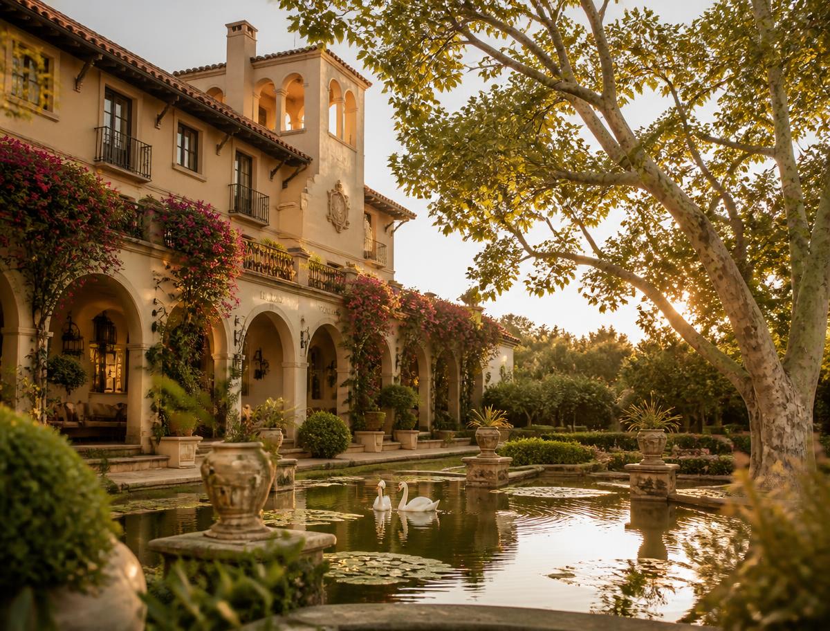 Hotel Bel-Air in Beverly Hills, near Dr. Suzanne Trott's plastic surgery practice