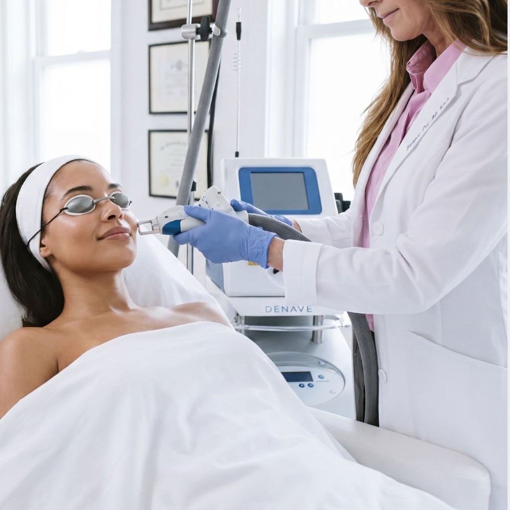 Denave Laser for Veins, Pigment & Skin Clarity with Dr. Suzanne Trott, Beverly Hills
